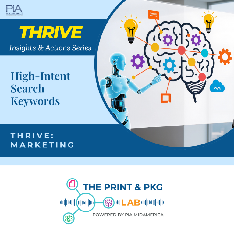 Ep. 24 | High-Intent SEO Keywords for Printers | THRIVE: MARKETING